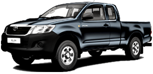 היילקס 4X4 ידני חד קבינה 2 מק 2 דל 2.5 (171 כ״ס)